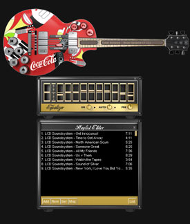 Coca-Cola Musica Winamp5 Skin - ROCK ON! Download the Coca-Cola Musica Winamp skin!