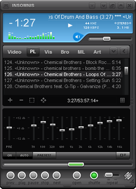 cPro Insomnis - for Winamp ClassicPro