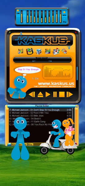 Kaskus v. 09 - New Kaskus's Winamp Skin